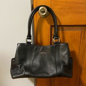 Calvin Klein Black Leather Purse